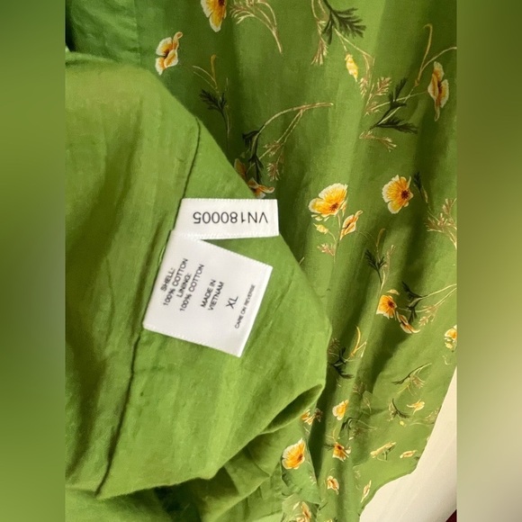 New York & Company Floral-Print Smocked Off-The-Shoulder Midi Dress Sz. XL NWT - Picture 6 of 6